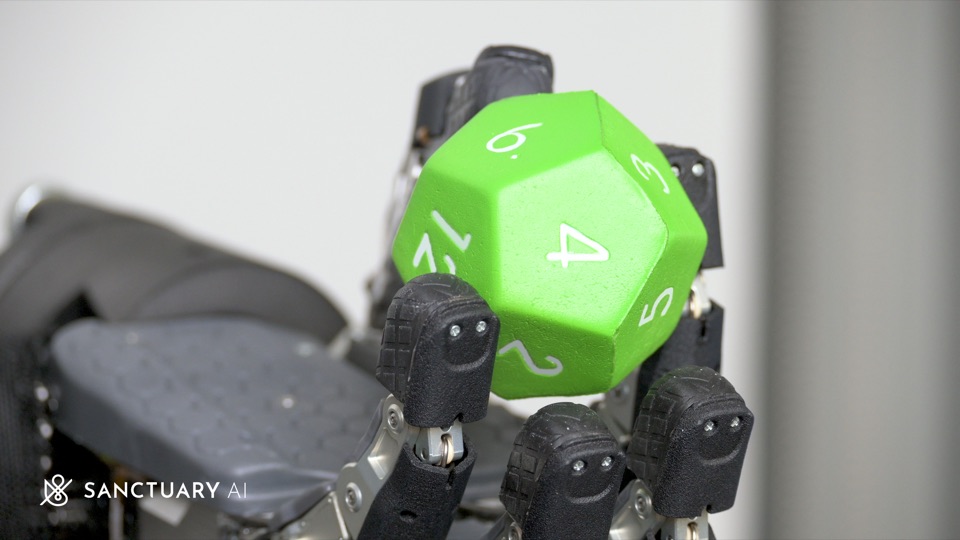 Sanctuary AI Hydraulic hand — 21-DOF research revision